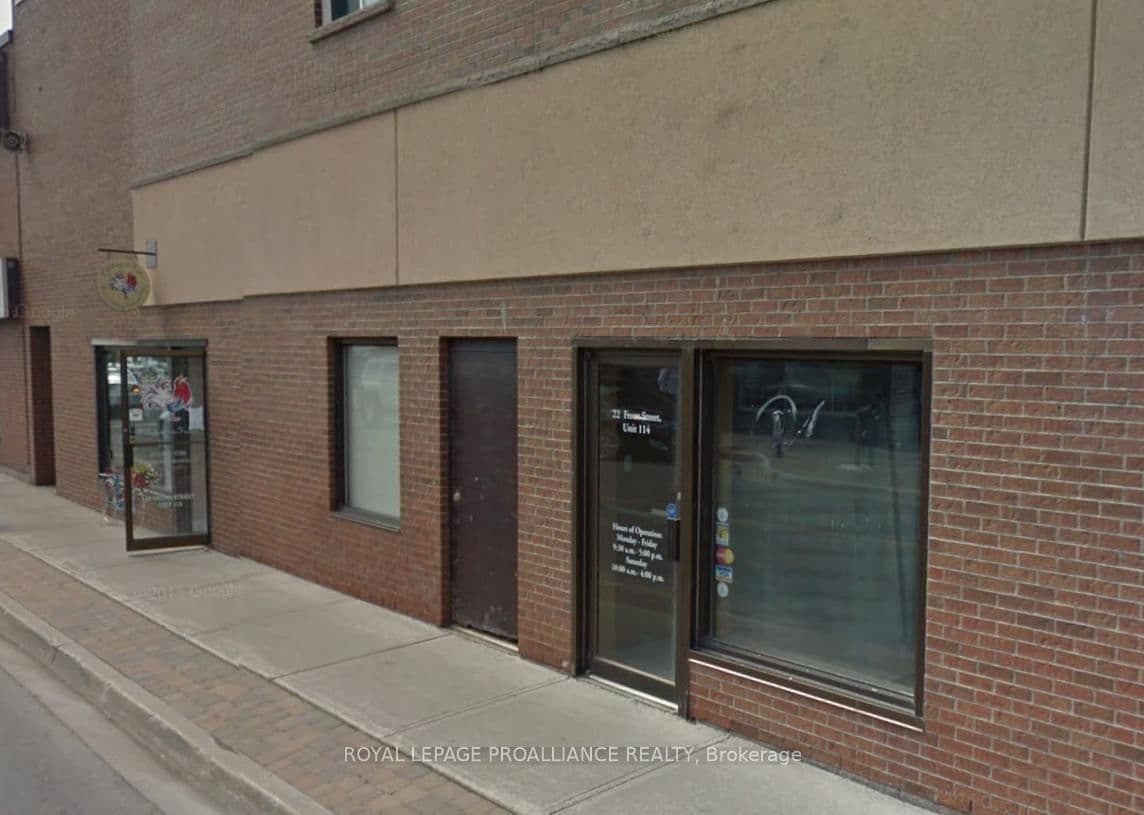 Commercial Retail at 114- 22 Front Street, Quinte West, ON - Photo 1 - RE/MAX Garden City Realty