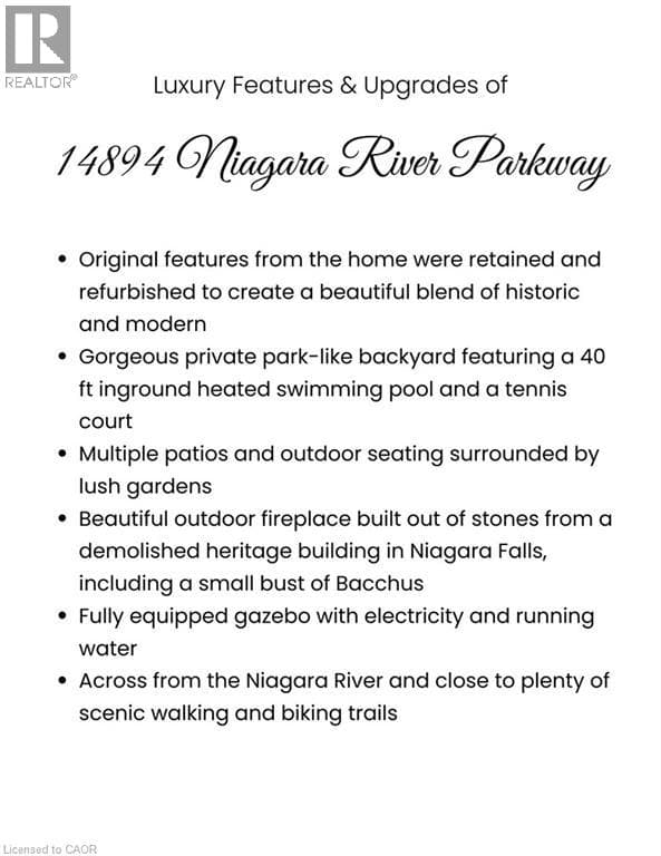 Single Family at 14894 NIAGARA RIVER Parkway, Niagara-on-the-Lake, Ontario - Photo 8 - RE/MAX Garden City Realty