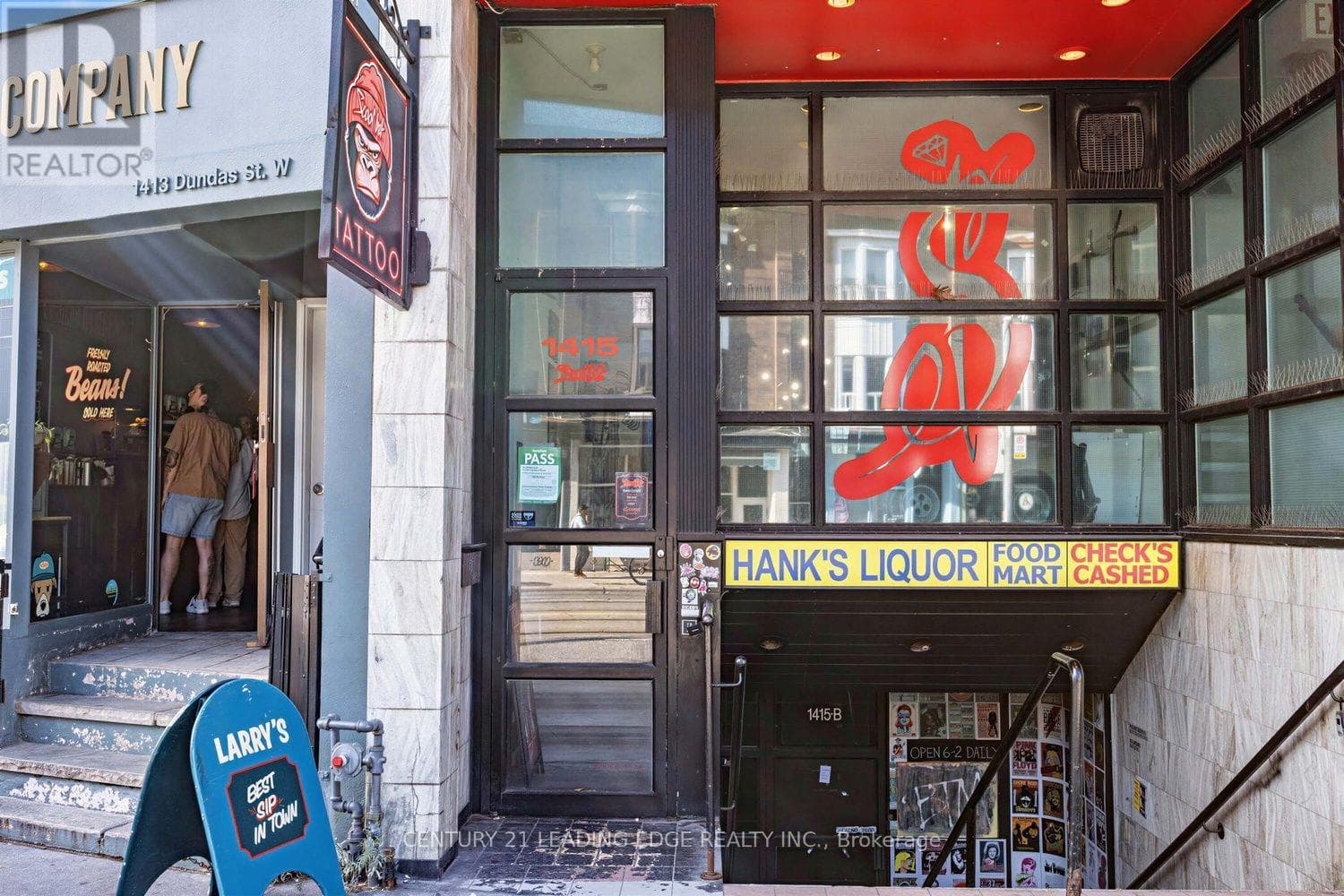 Retail at 1415 Dundas Street, Toronto (Little Portugal), Ontario - Photo 2 - RE/MAX Garden City Realty