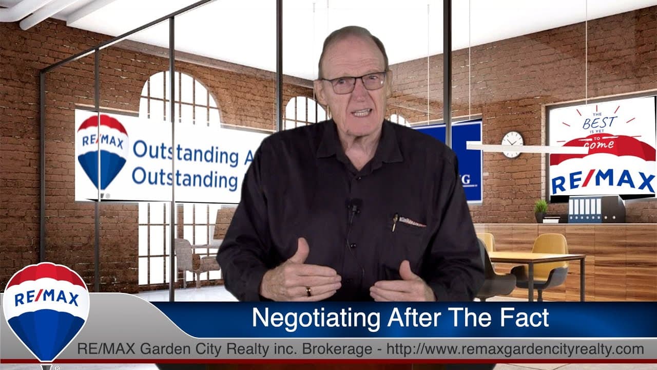 Negotiating After The Fact