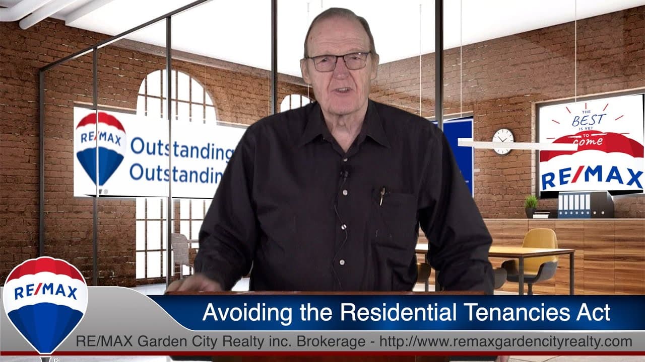 Avoiding the Residential Tenancies Act