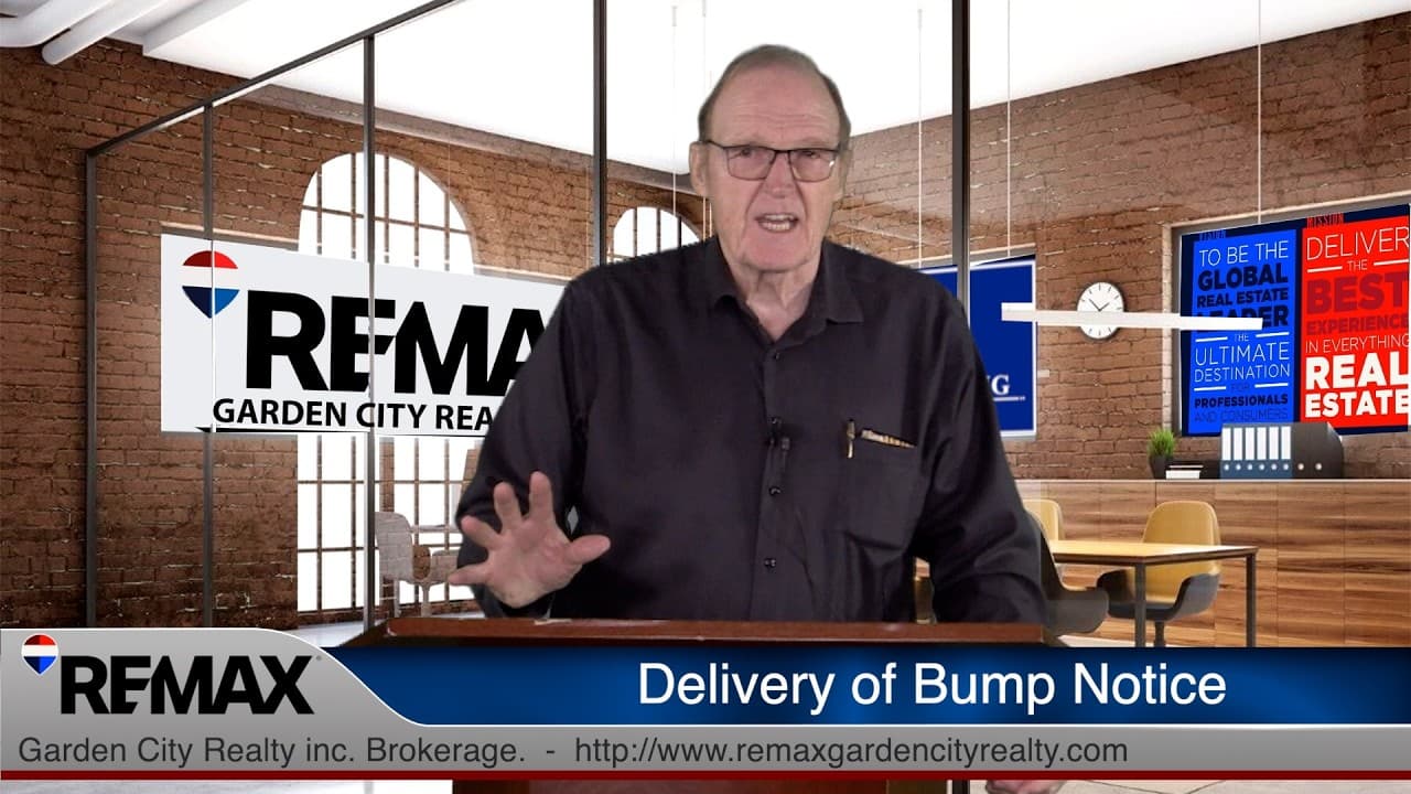 Delivery of Bump Notice