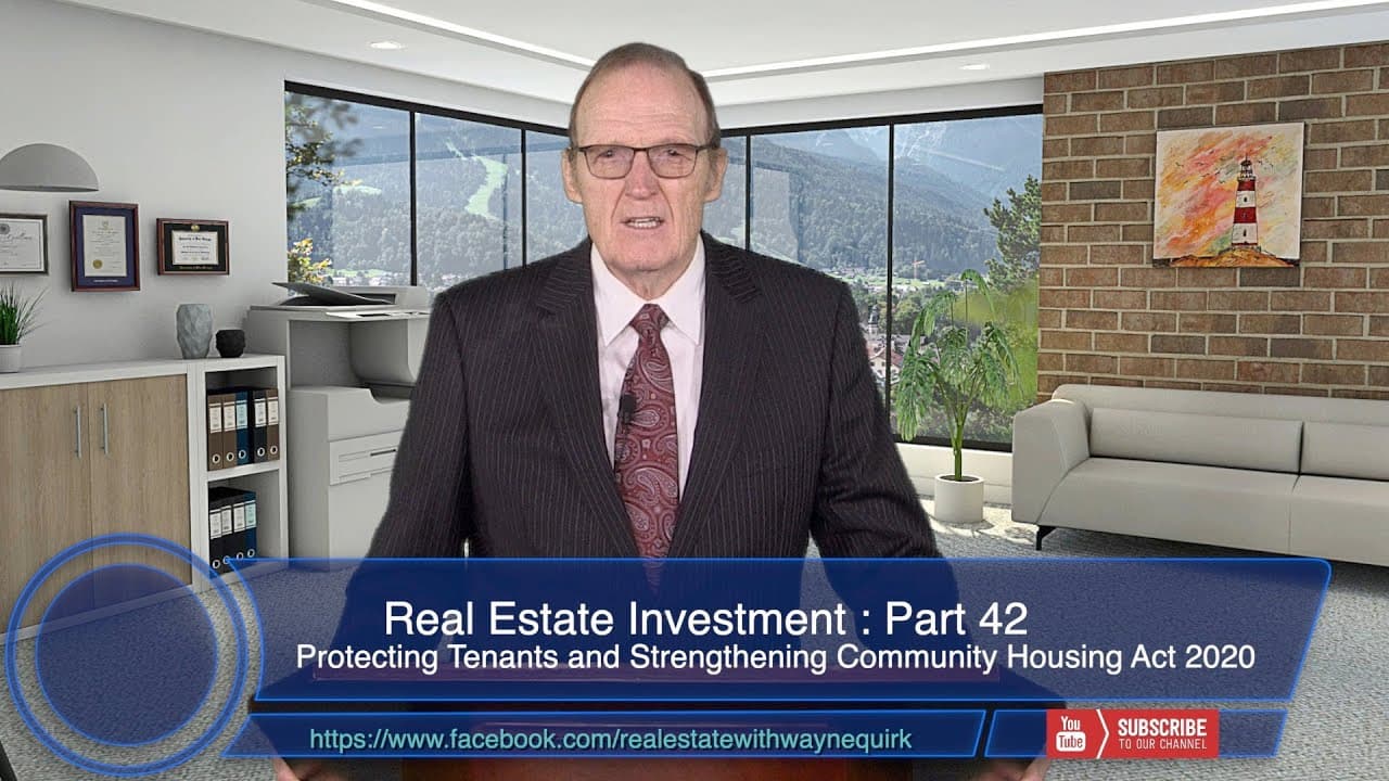 Investment Ep42 - Protecting Tenants and Strengthening Community Housing Act 2020