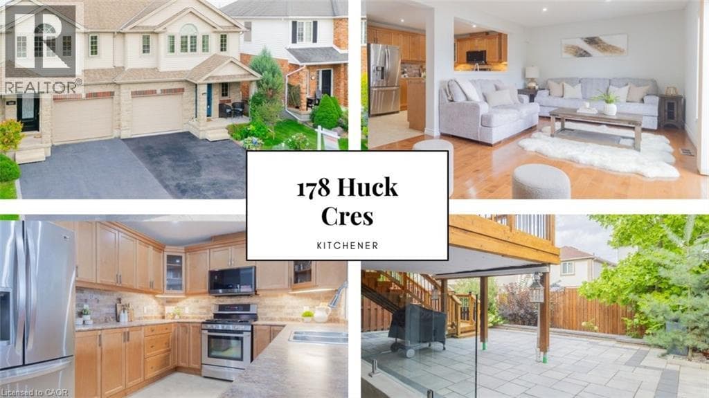 Single Family at 178 HUCK Crescent, Kitchener, Ontario - Photo 1 - RE/MAX Garden City Realty